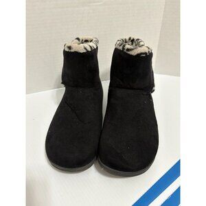 Vionic Indulge Vanah TVW4239 Bootie Womens US 10 BLACK Faux Fur Lined Boots